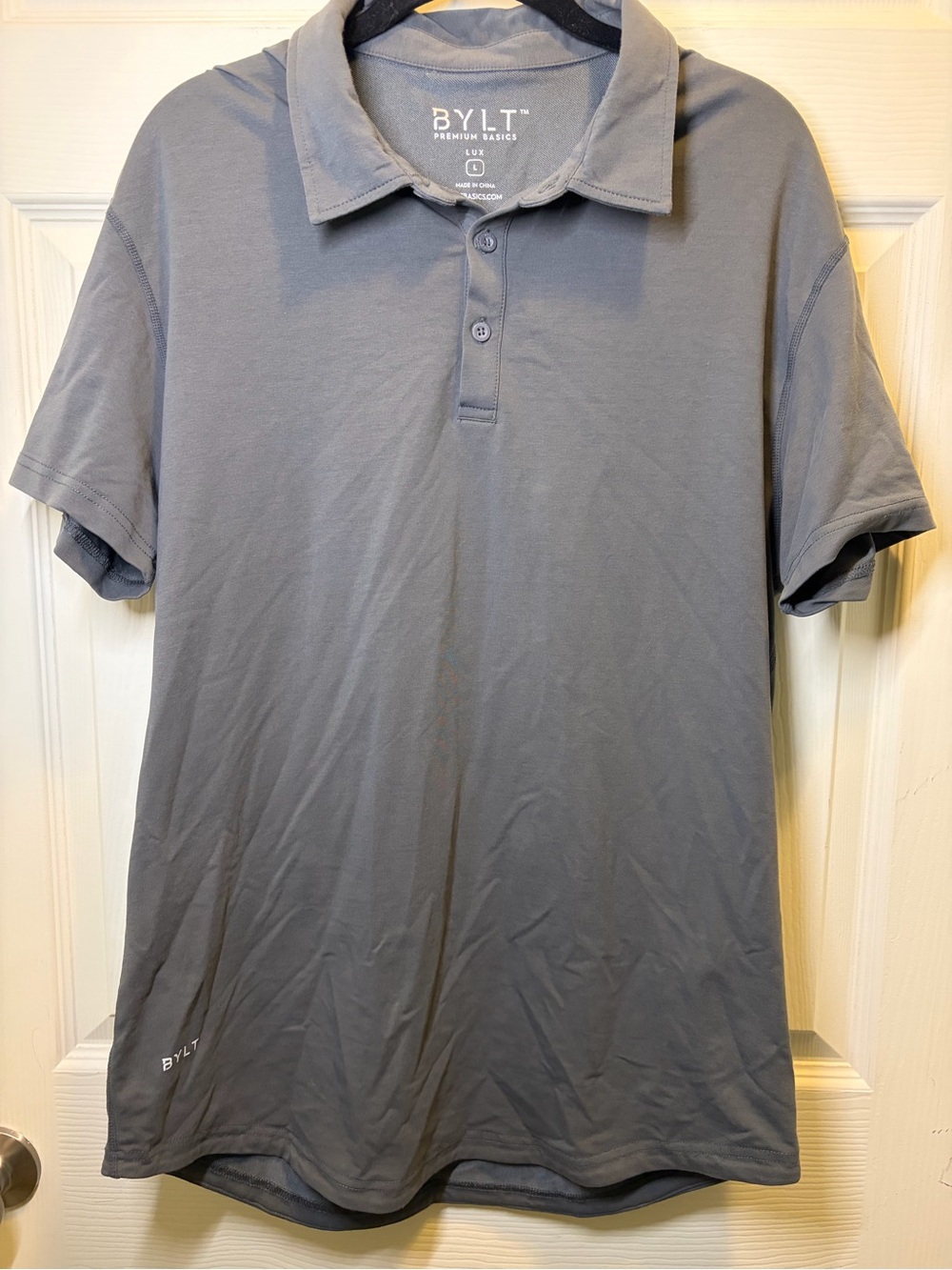 BYLT Basics Men's Slate Gray Polo